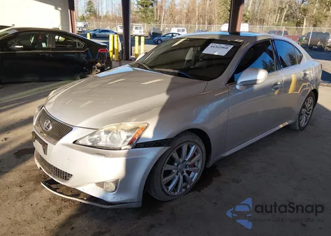 2008 Lexus Is 250 z USA, uszkodzony, nr VIN JTHBK262585055872